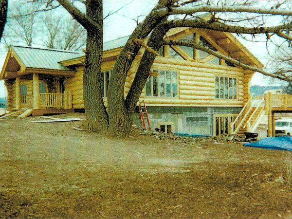 Custom Log Home in Gardner, Colorado Built by Wayne Arnold Excavating, LLC in La Veta and Huerfano County
